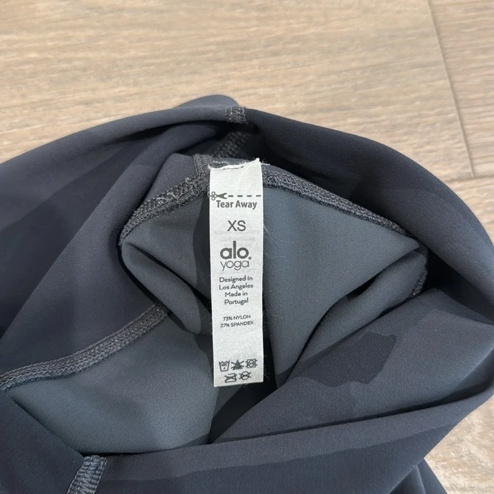 ALO YOGA Black Camouflage High-Waist Camo Vapor Legging Active Workout‎ Size XS